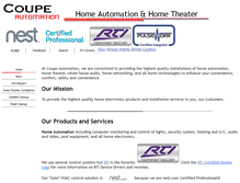 Tablet Screenshot of coupeautomation.com